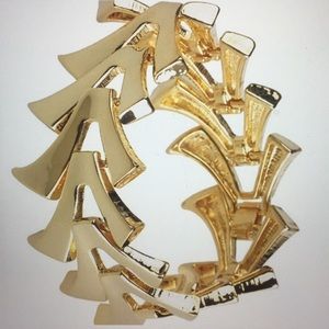 Qvc Luxe Rachel Zoe Large Flexible V Link Bracelet